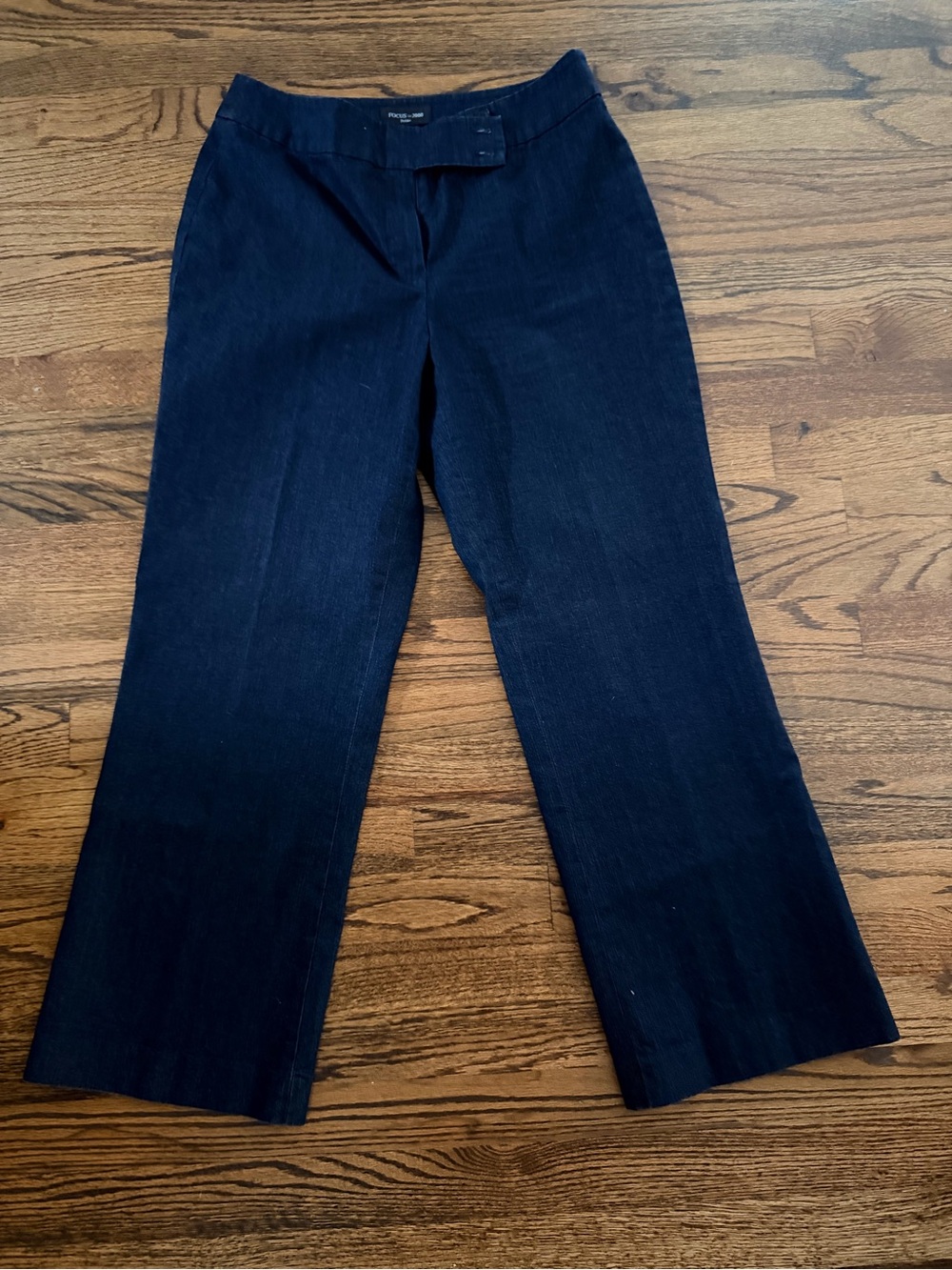 Focus 2000 Navy Wide-Leg Dress Pants 10P